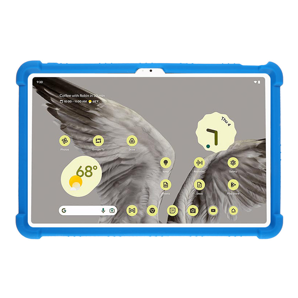 For Google Pixel Tablet Silicone Case Folding Kickstand Tablet Shockproof Cover