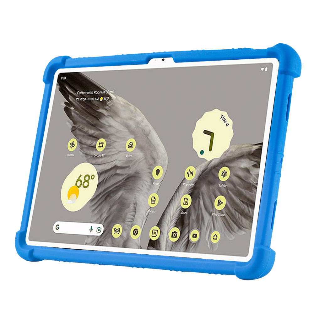For Google Pixel Tablet Silicone Case Folding Kickstand Tablet Shockproof Cover