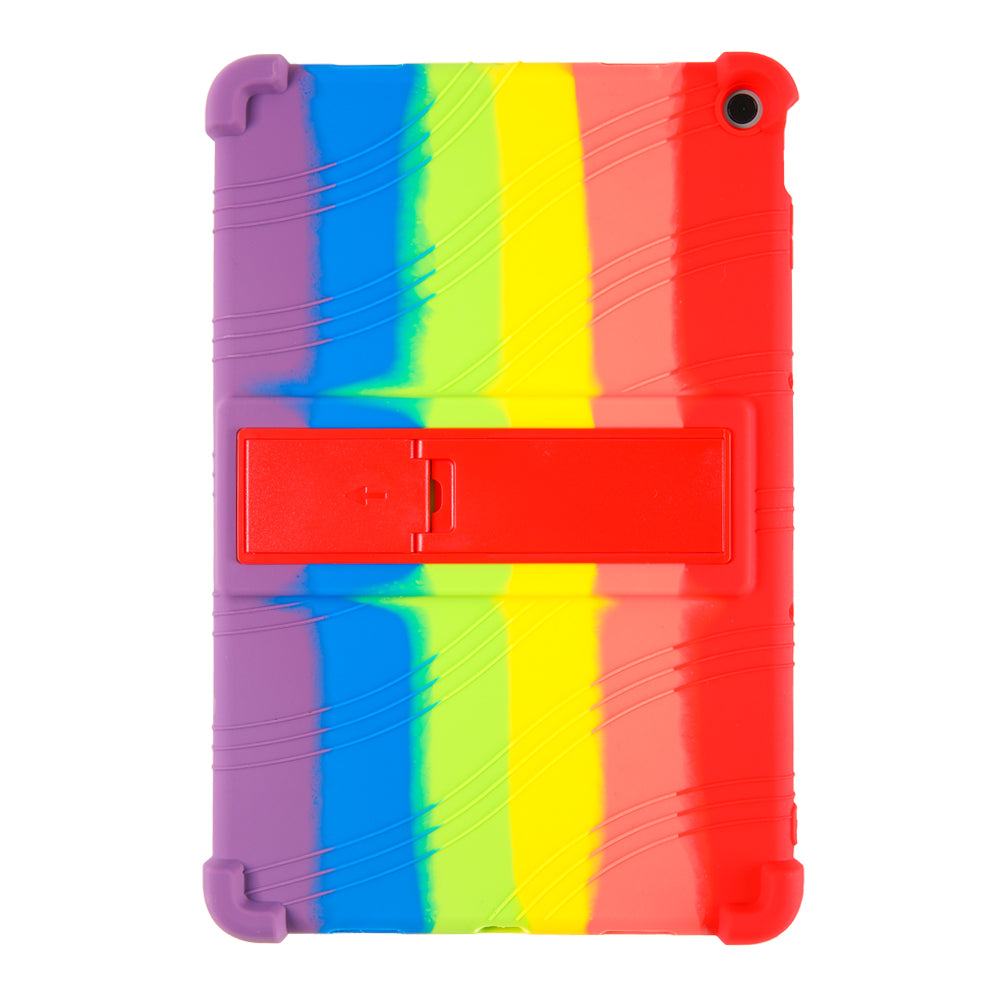 For Google Pixel Tablet Silicone Case Folding Kickstand Tablet Shockproof Cover