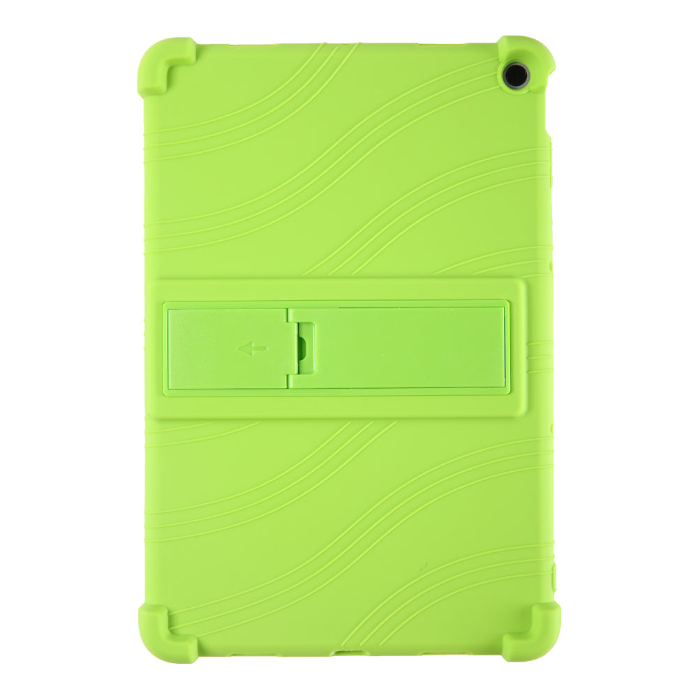 For Google Pixel Tablet Silicone Case Folding Kickstand Tablet Shockproof Cover