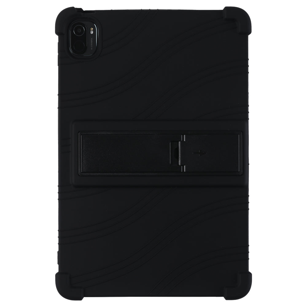 For Xiaomi Pad 5 Pro 11-inch Tablet Case Soft Silicone Cover with Folding Kickstand