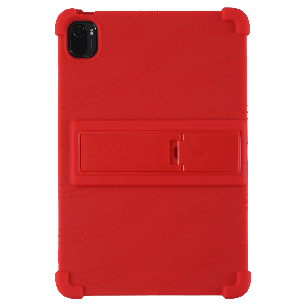 For Xiaomi Pad 5 Pro 11-inch Tablet Case Soft Silicone Cover with Folding Kickstand
