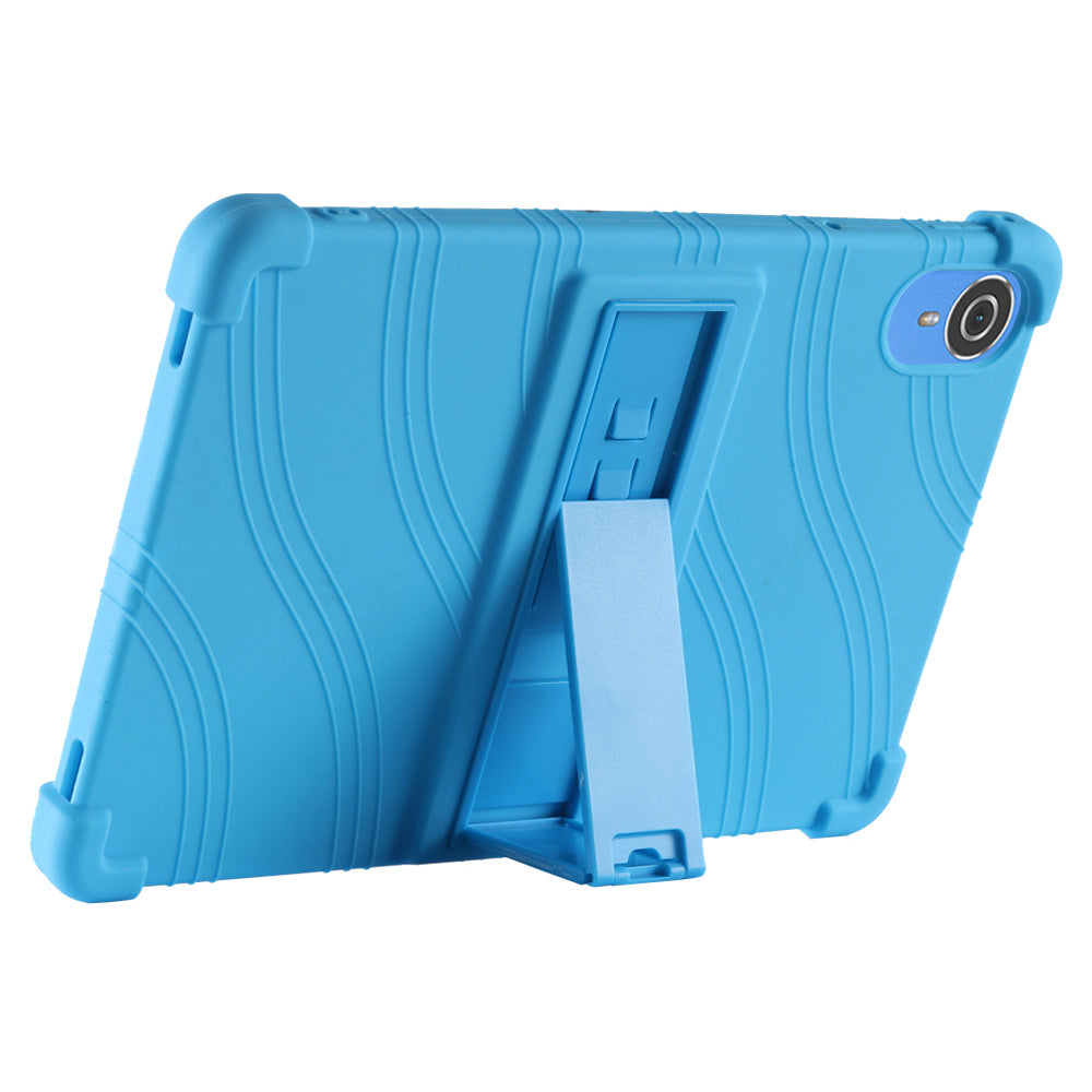 For Teclast P25T / P26T Silicone Case Kickstand Shockproof Protective Cover