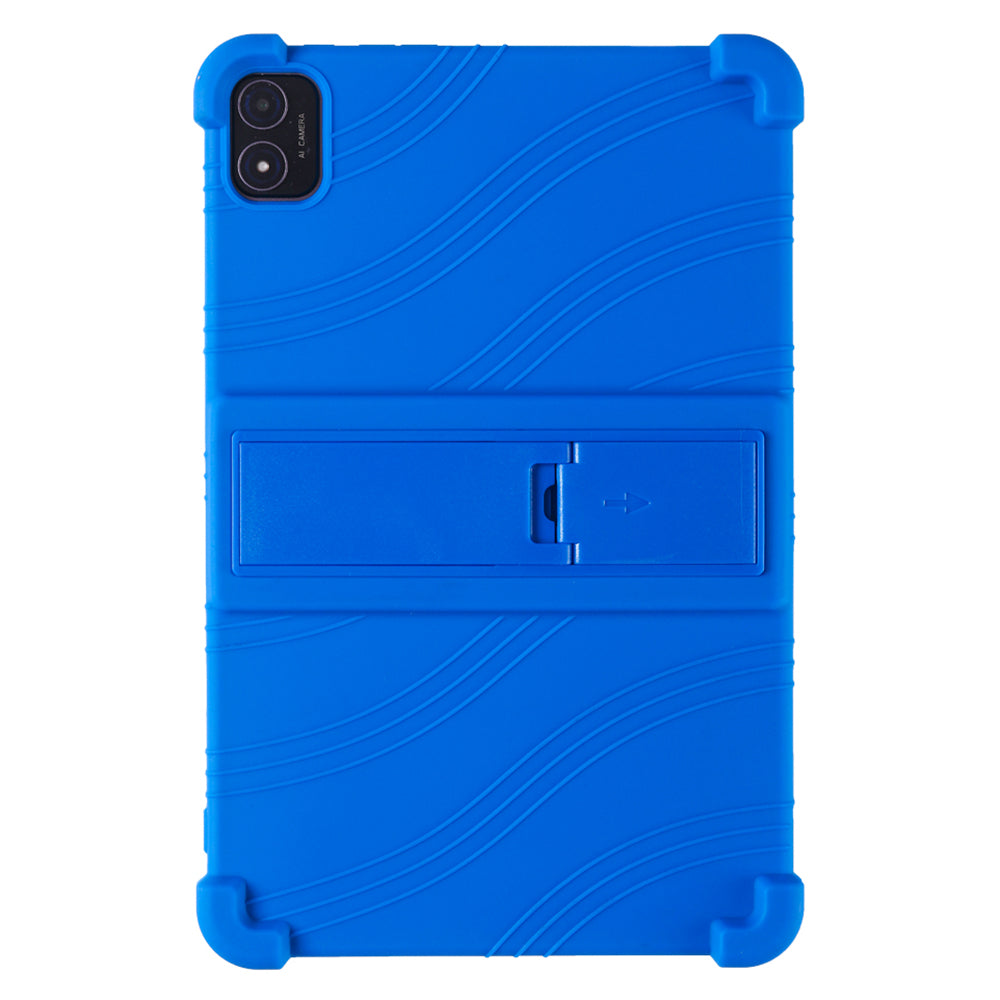 For Teclast T40S Silicone Case Kickstand 4 Corners Shockproof Tablet Cover