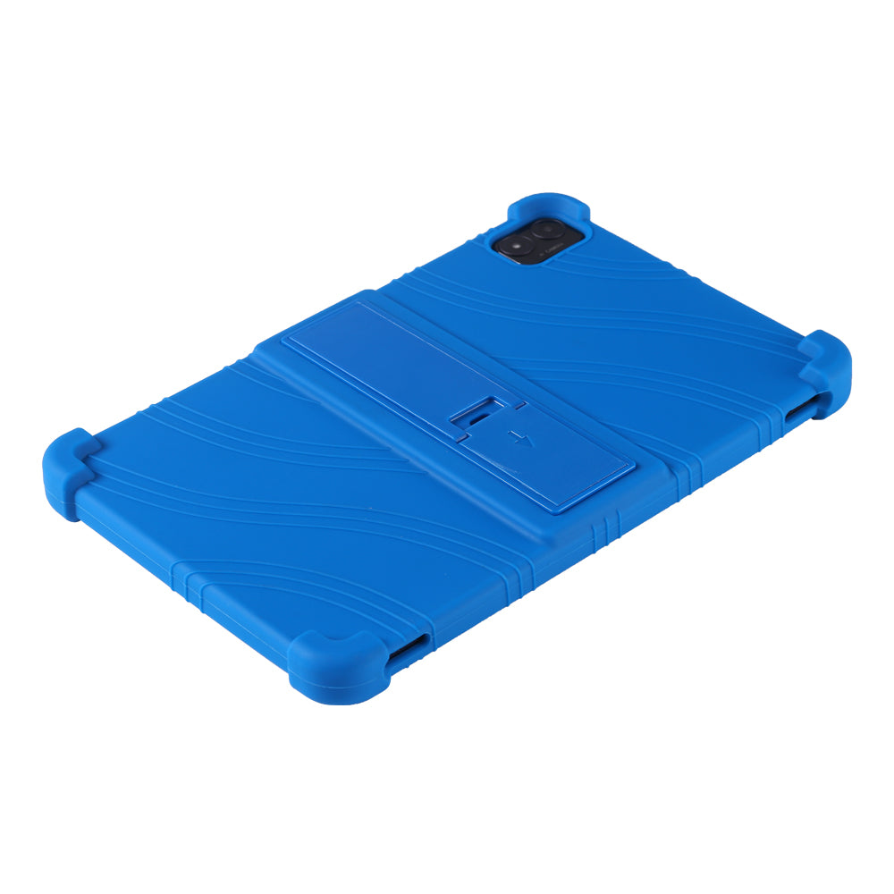 For Teclast T40S Silicone Case Kickstand 4 Corners Shockproof Tablet Cover