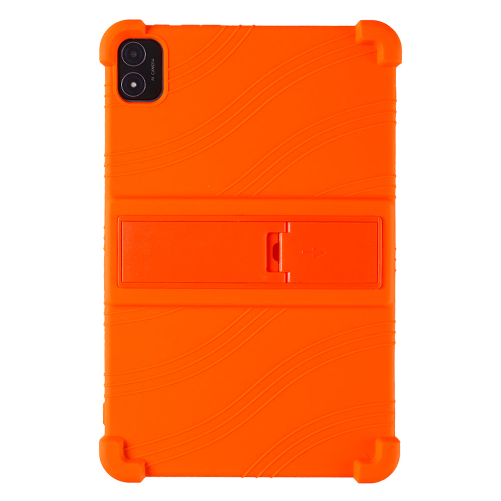 For Teclast T40S Silicone Case Kickstand 4 Corners Shockproof Tablet Cover