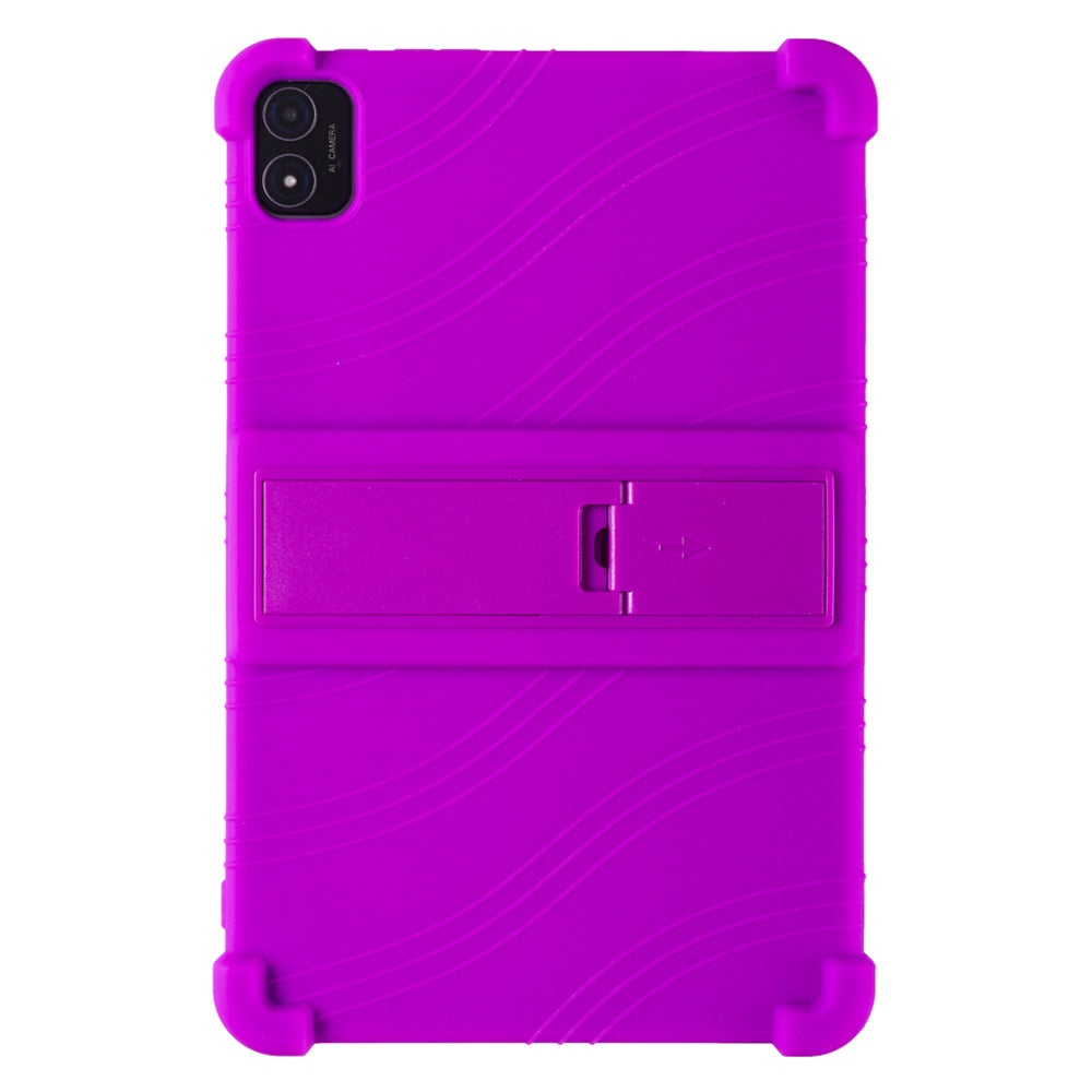 For Teclast T40S Silicone Case Kickstand 4 Corners Shockproof Tablet Cover