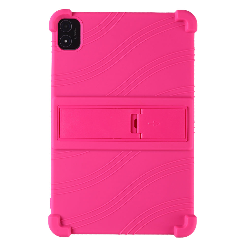 For Teclast T40S Silicone Case Kickstand 4 Corners Shockproof Tablet Cover