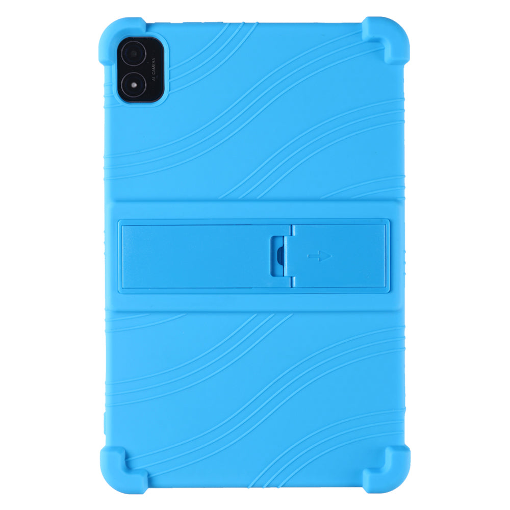 For Teclast T40S Silicone Case Kickstand 4 Corners Shockproof Tablet Cover