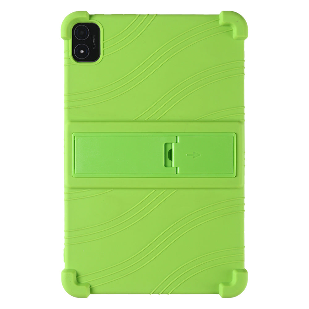 For Teclast T40S Silicone Case Kickstand 4 Corners Shockproof Tablet Cover