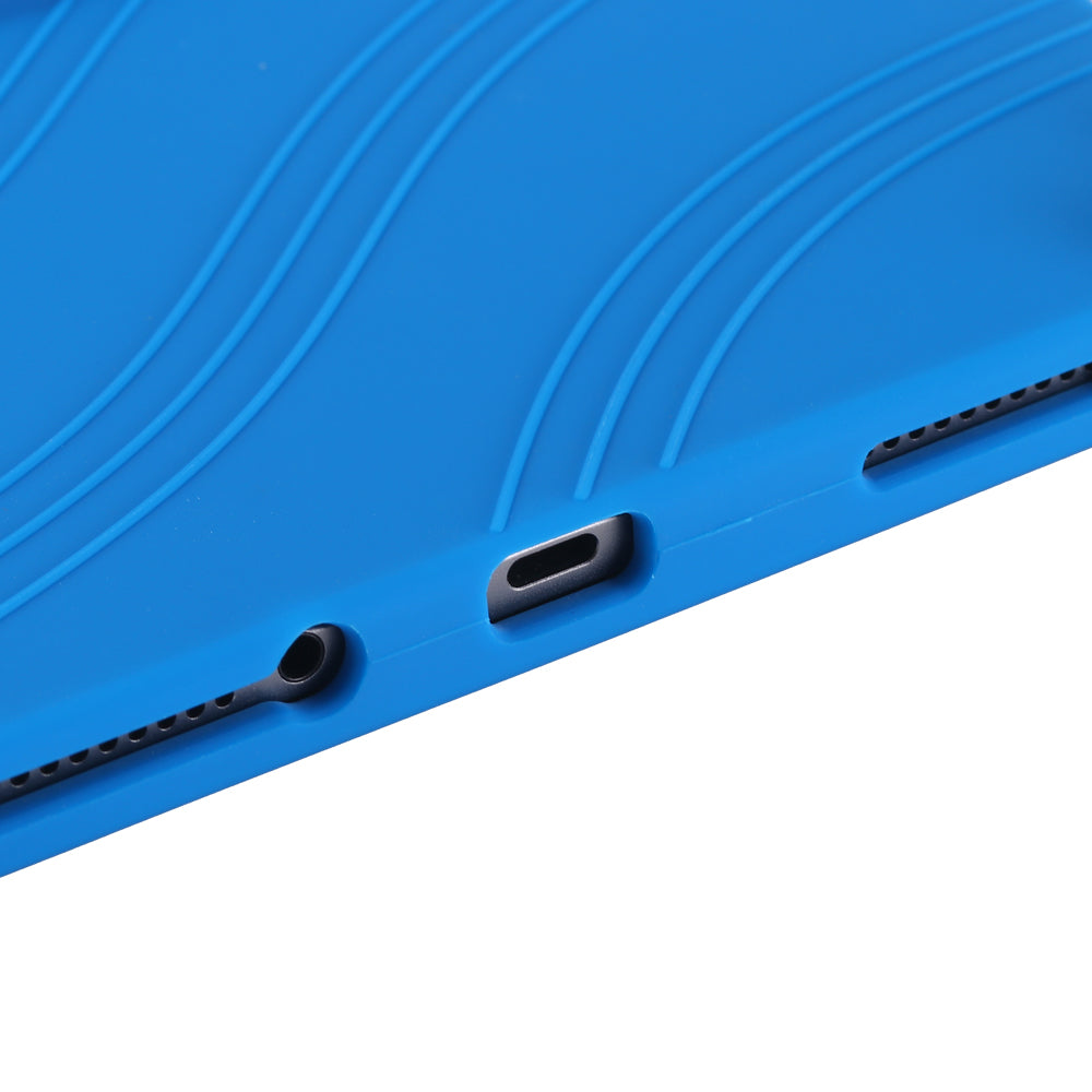 For Xiaomi Redmi Pad SE Case Thicken 4 Corners Anti-drop Silicone Tablet Cover with Kickstand