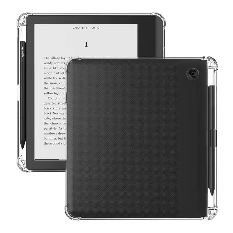 For Kobo Sage TPU Case Transparent e-Reader Clear Cover Drop Protection