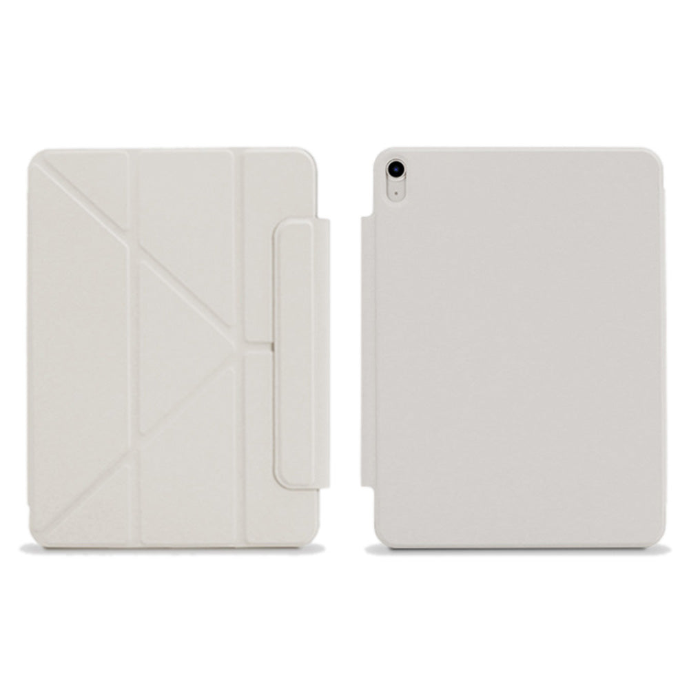 For iPad Air (2020) / (2022) Magnetic Tablet Case Origami Stand PU Leather Flip Cover