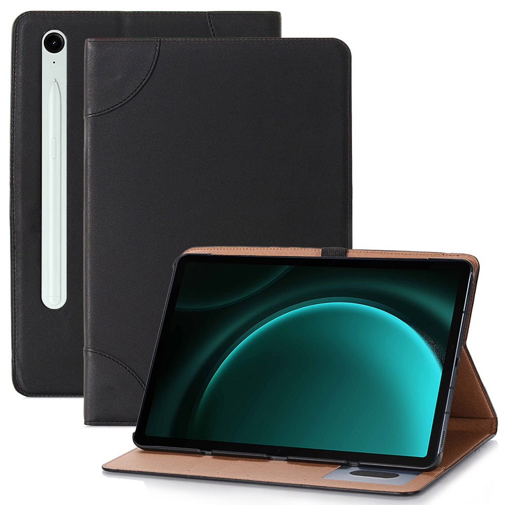 For Samsung Galaxy Tab S9 FE Tablet Case Cross Texture Card Slots PU Leather Flip Cover