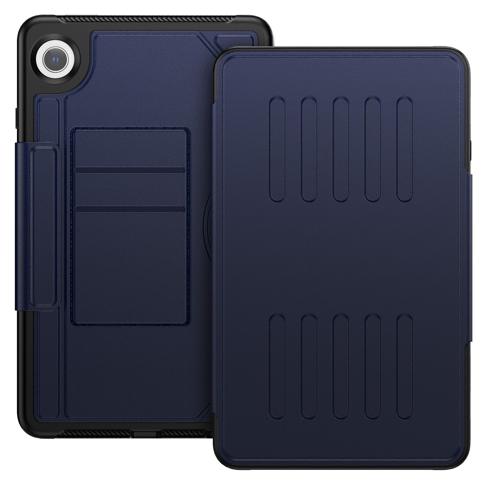 For Samsung Galaxy Tab A9 (SM-X110 / X115) Case 5-Level Adjustable Stand Tablet Cover with Card Holder and Pen Slot