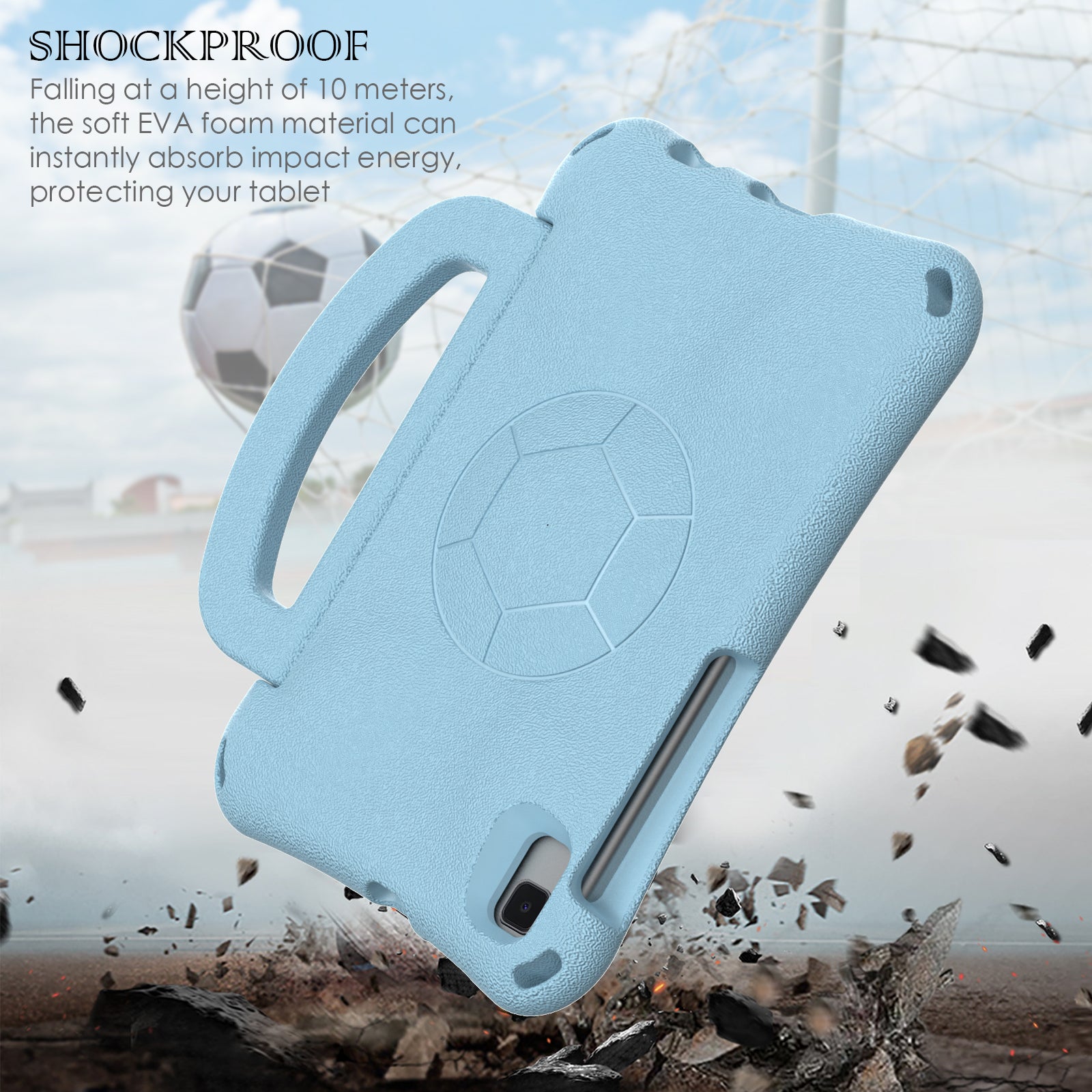 For Samsung Galaxy Tab A7 Lite 8.7-inch / Tab A9 / Tab A 8.0 (2019) SM-T290 (Wi-Fi) / SM-T295 (LTE) Hard Case Kickstand Tablet Cover