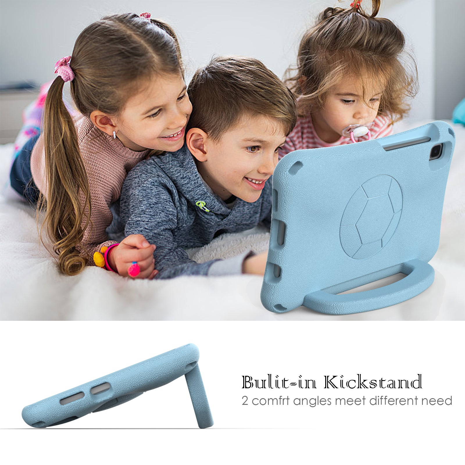 For Samsung Galaxy Tab A7 Lite 8.7-inch / Tab A9 / Tab A 8.0 (2019) SM-T290 (Wi-Fi) / SM-T295 (LTE) Hard Case Kickstand Tablet Cover