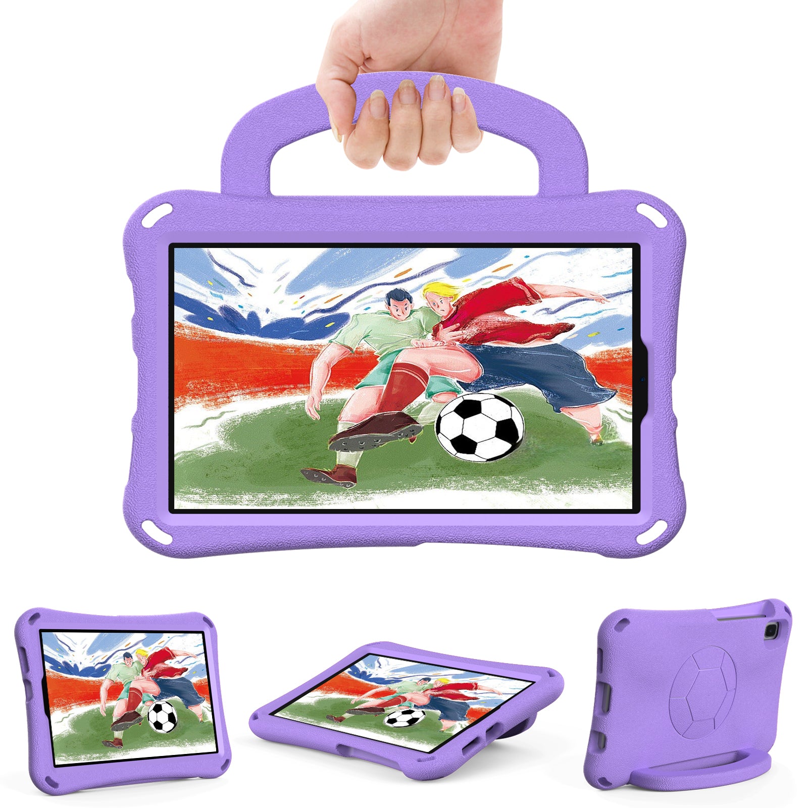 For Samsung Galaxy Tab A7 Lite 8.7-inch / Tab A9 / Tab A 8.0 (2019) SM-T290 (Wi-Fi) / SM-T295 (LTE) Hard Case Kickstand Tablet Cover