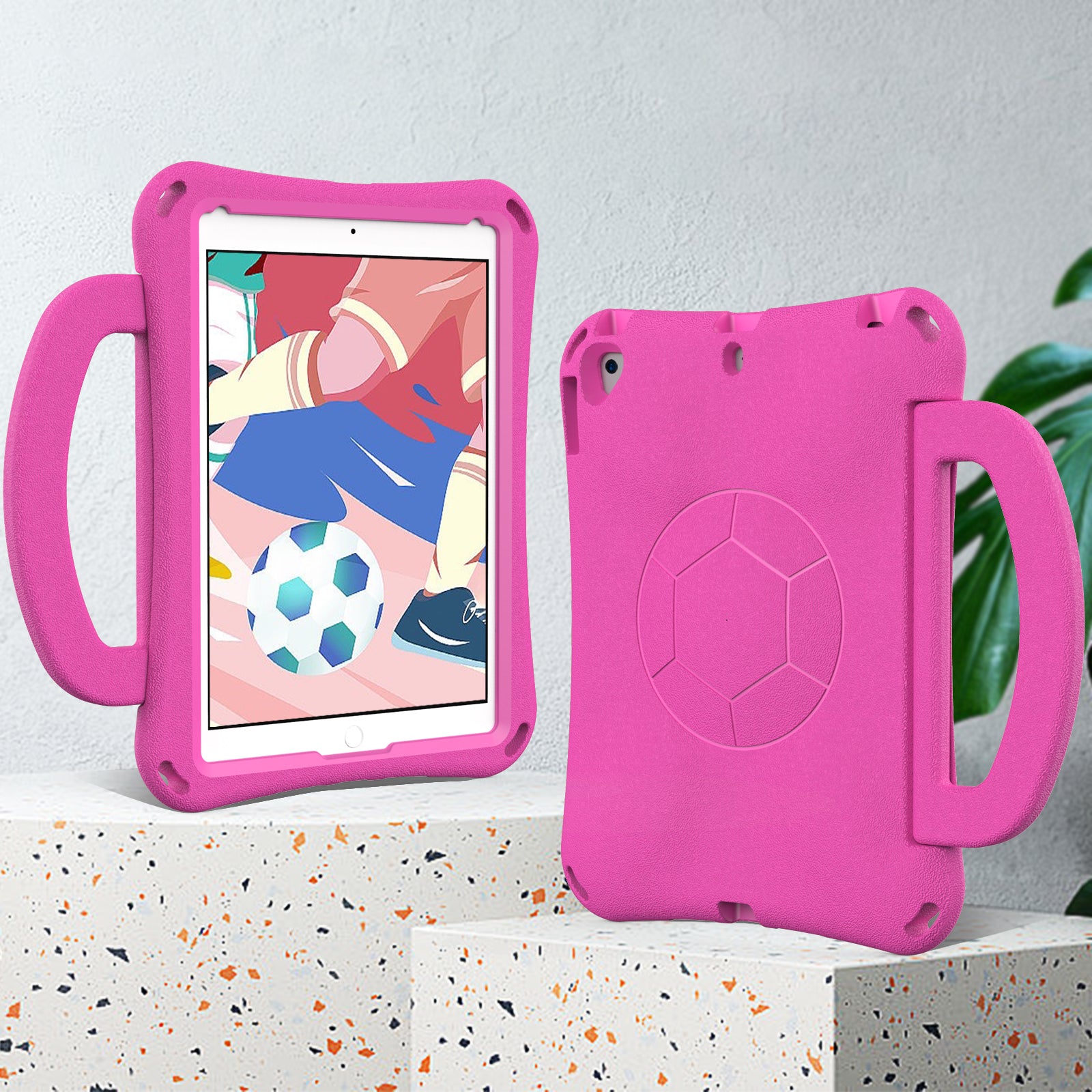For iPad 10.2 (2021) / (2019) / (2020) / Air 10.5 inch (2019) Case Tablet Hard Cover with Kickstand