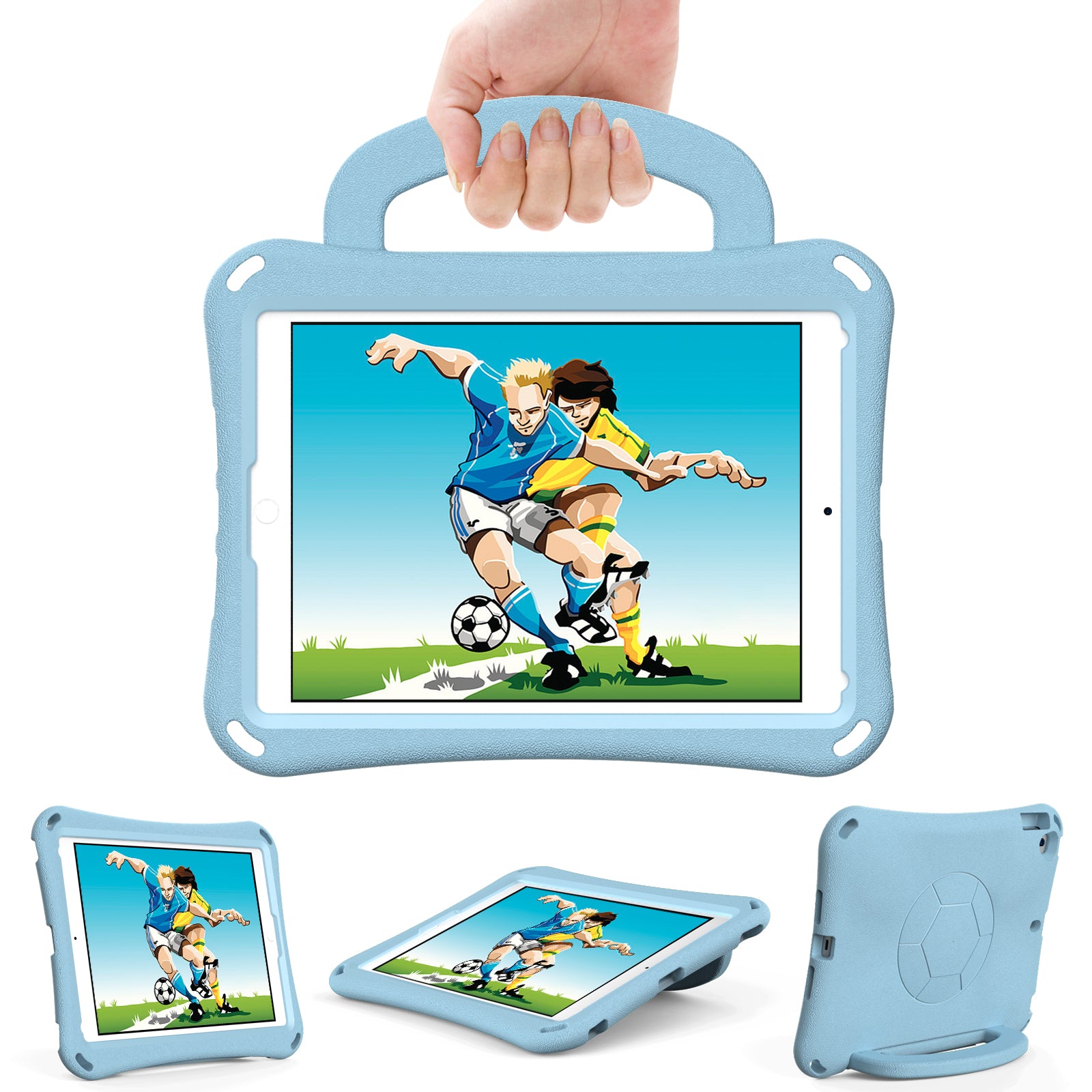 For iPad 10.2 (2021) / (2019) / (2020) / Air 10.5 inch (2019) Case Tablet Hard Cover with Kickstand