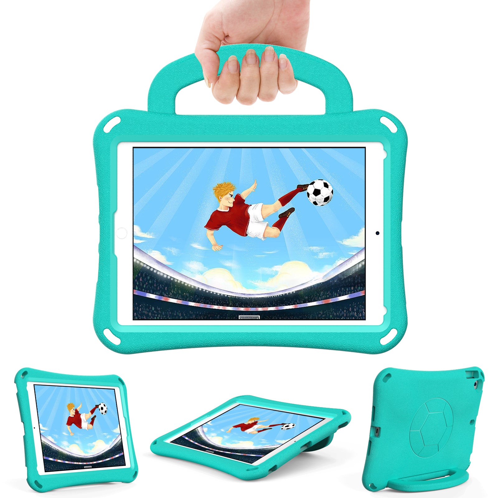 For iPad 10.2 (2021) / (2019) / (2020) / Air 10.5 inch (2019) Case Tablet Hard Cover with Kickstand