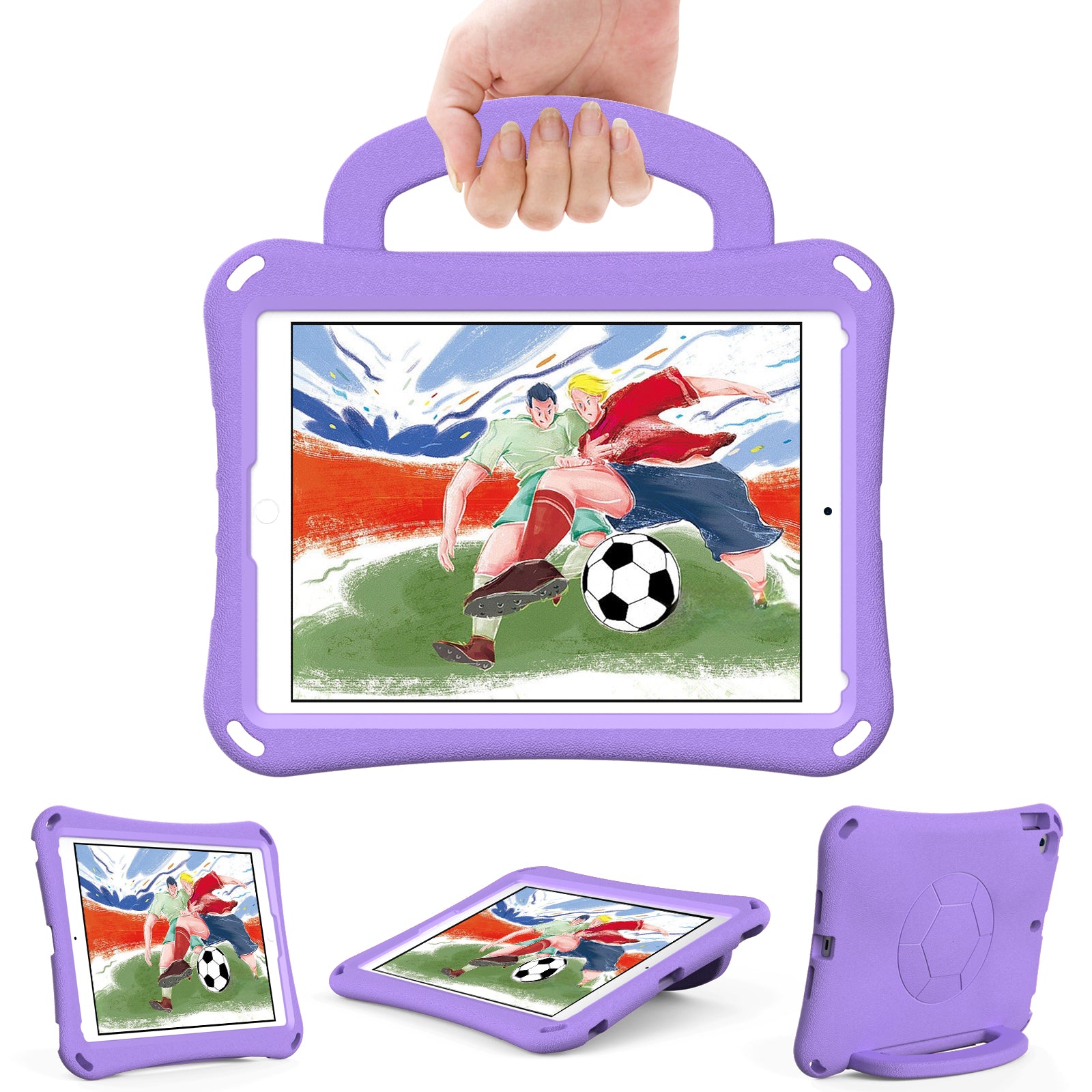 For iPad 10.2 (2021) / (2019) / (2020) / Air 10.5 inch (2019) Case Tablet Hard Cover with Kickstand
