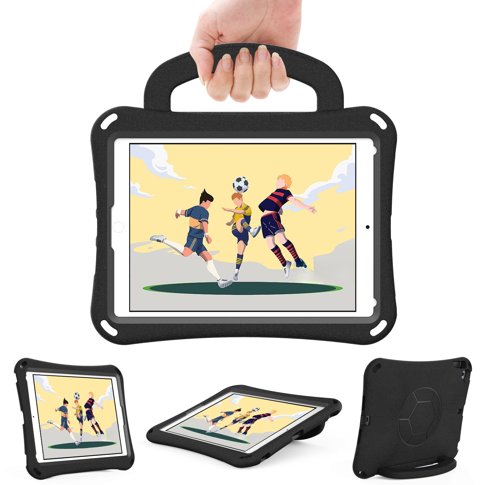 For iPad 10.2 (2021) / (2019) / (2020) / Air 10.5 inch (2019) Case Tablet Hard Cover with Kickstand