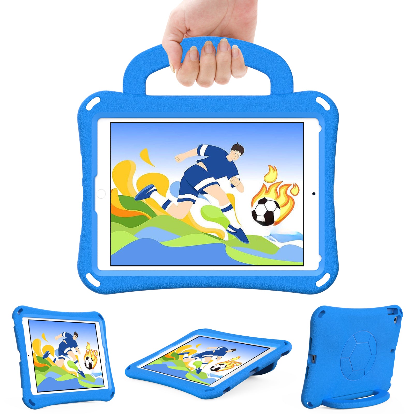 For iPad 10.2 (2021) / (2019) / (2020) / Air 10.5 inch (2019) Case Tablet Hard Cover with Kickstand