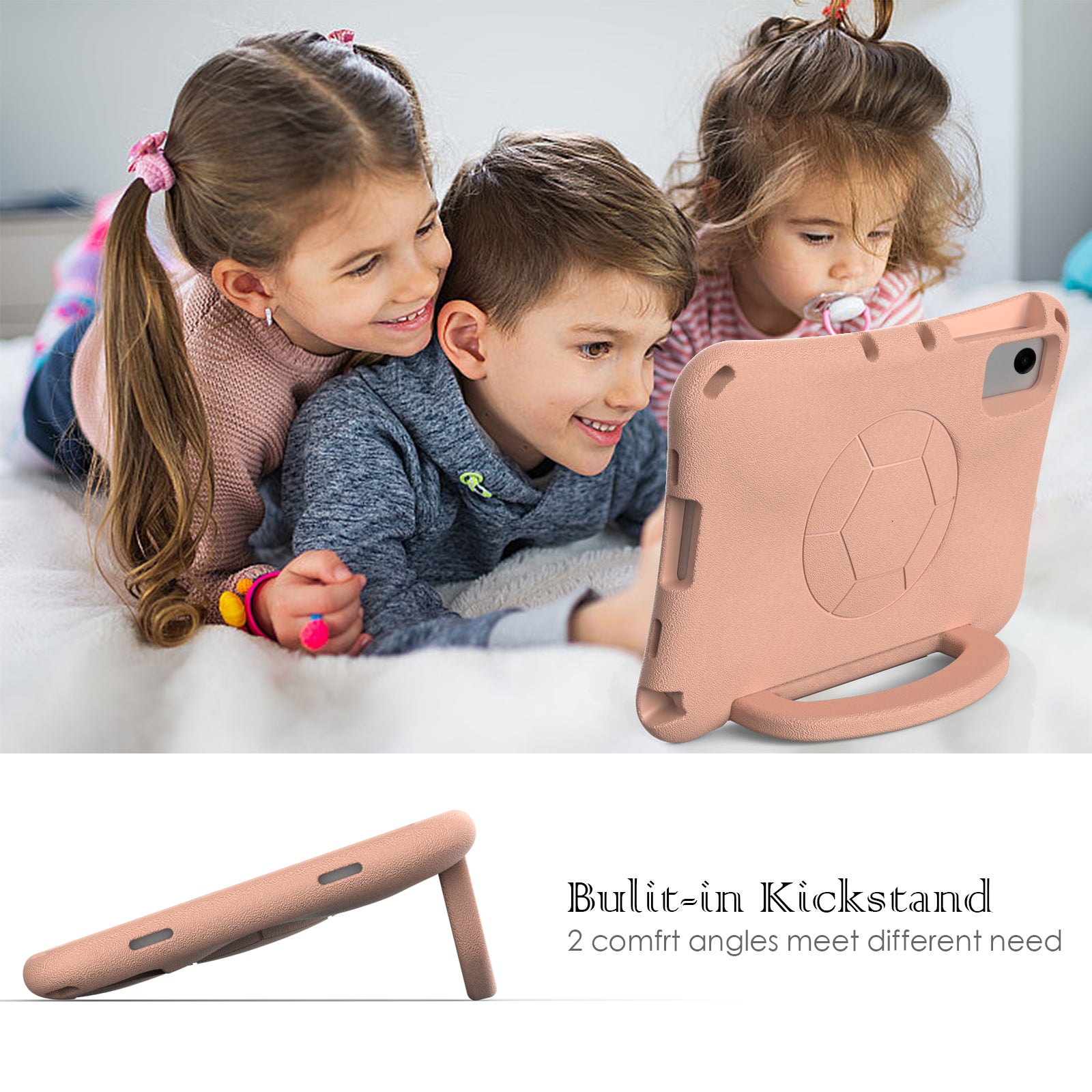 For Samsung Galaxy Tab A9+ / Xiaomi Redmi Pad SE EVA Case Kickstand Tablet Hard Cover