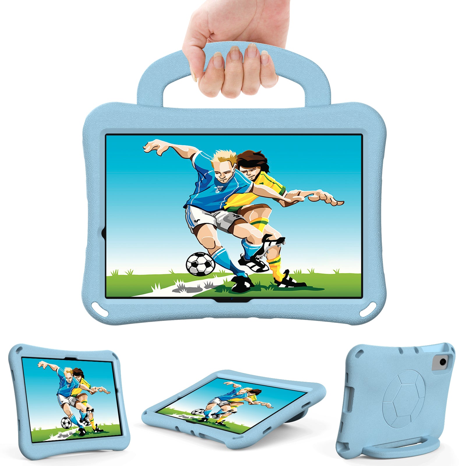 For Samsung Galaxy Tab A9+ / Xiaomi Redmi Pad SE EVA Case Kickstand Tablet Hard Cover