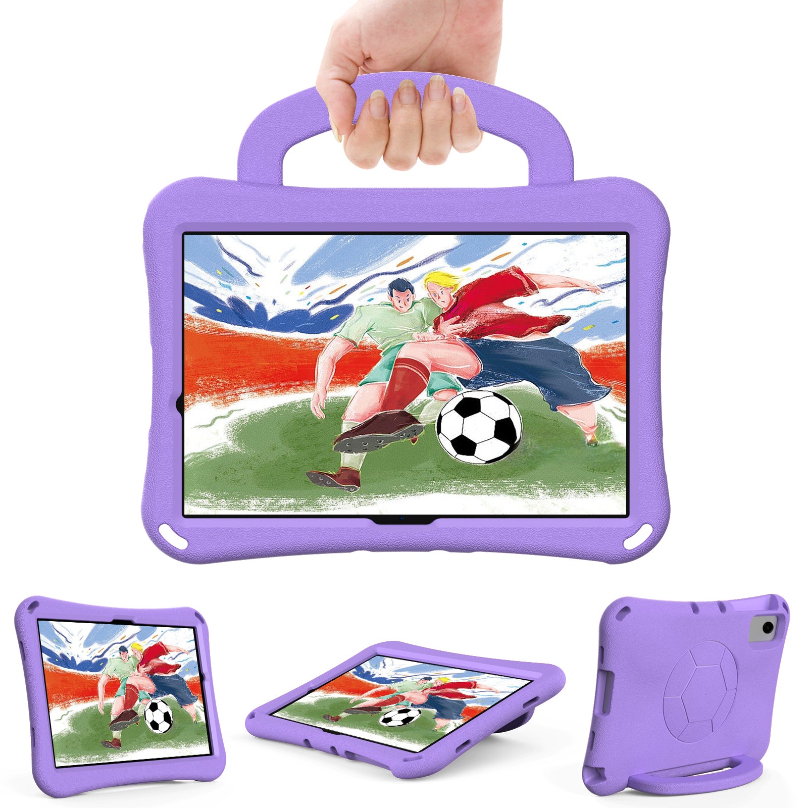 For Samsung Galaxy Tab A9+ / Xiaomi Redmi Pad SE EVA Case Kickstand Tablet Hard Cover