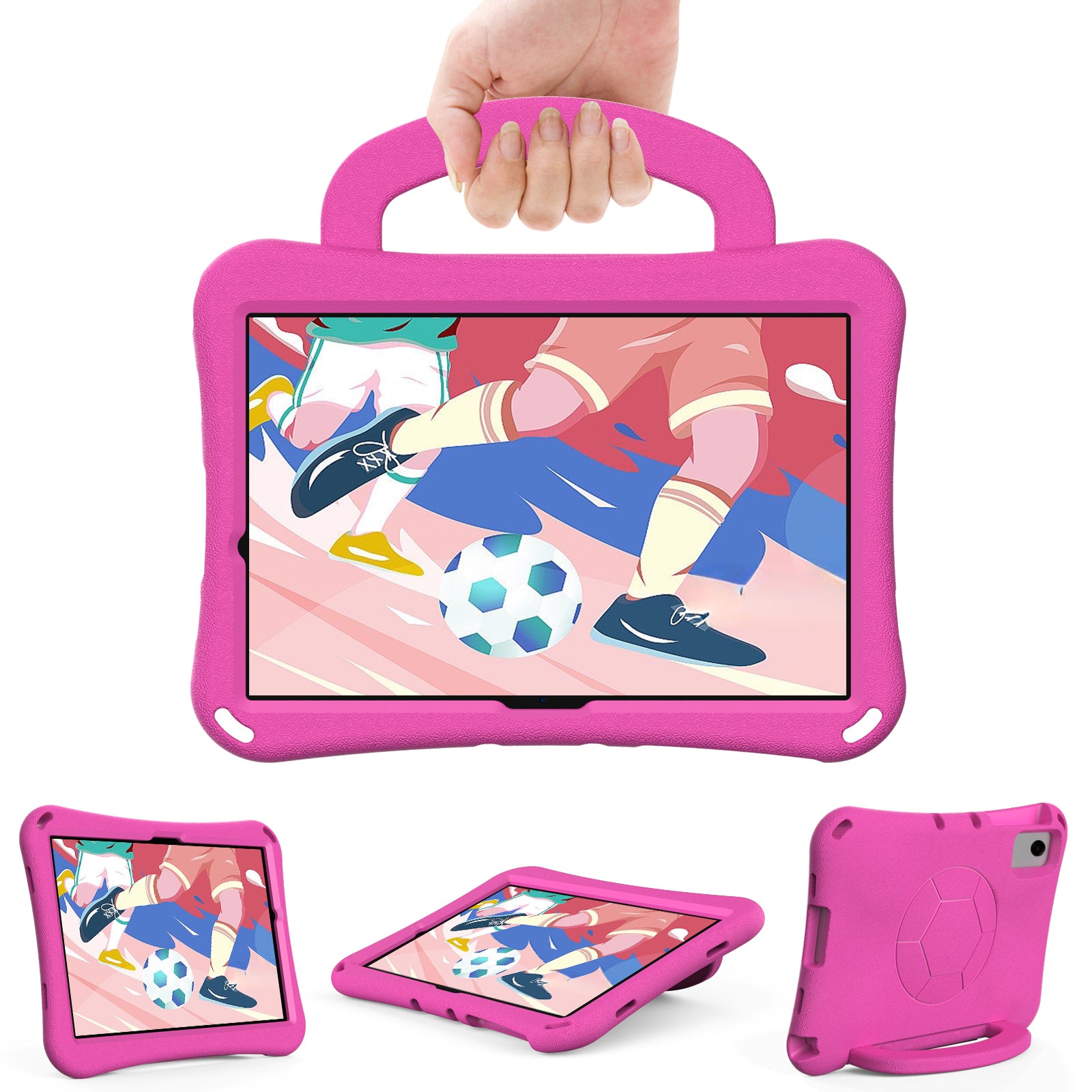 For Samsung Galaxy Tab A9+ / Xiaomi Redmi Pad SE EVA Case Kickstand Tablet Hard Cover