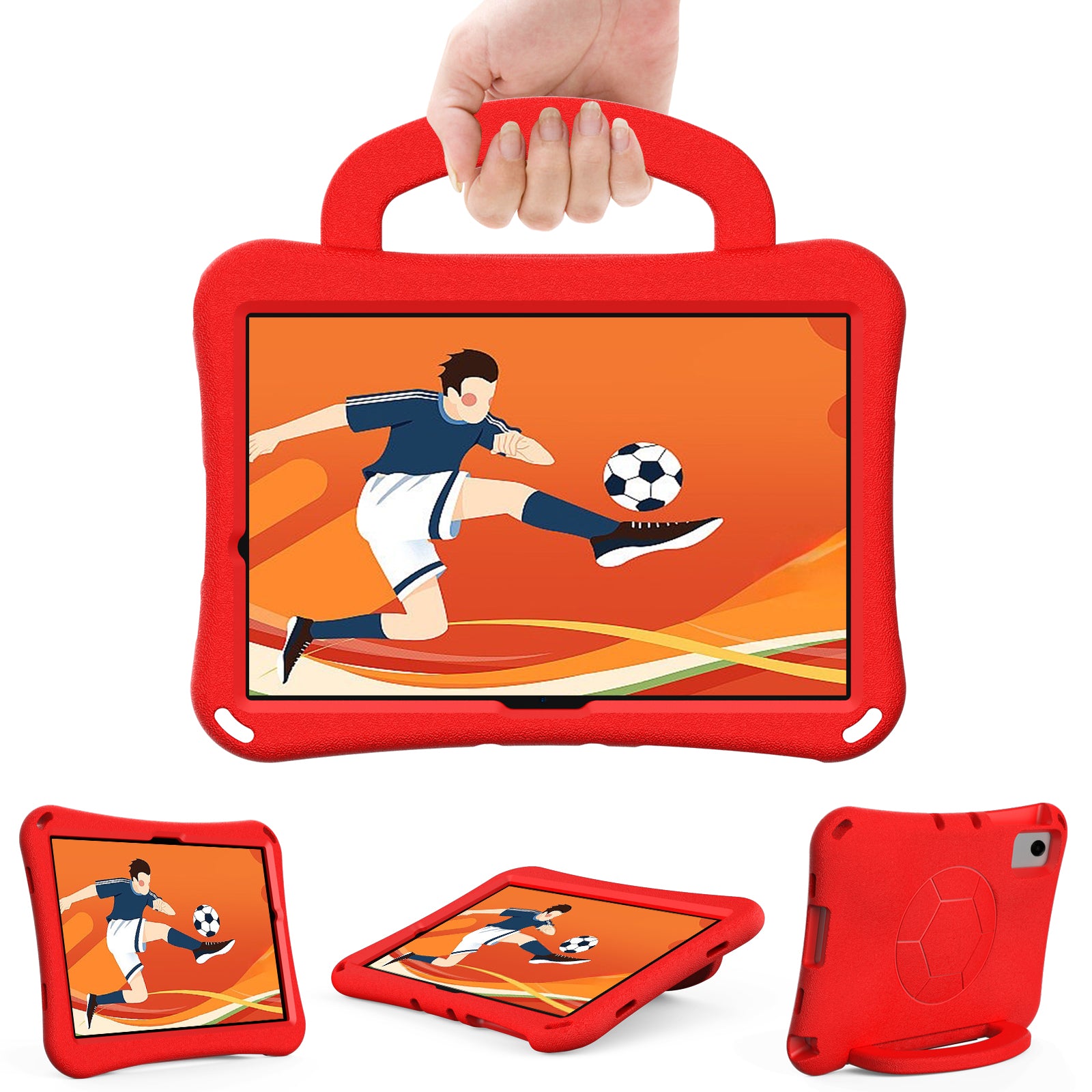 For Samsung Galaxy Tab A9+ / Xiaomi Redmi Pad SE EVA Case Kickstand Tablet Hard Cover