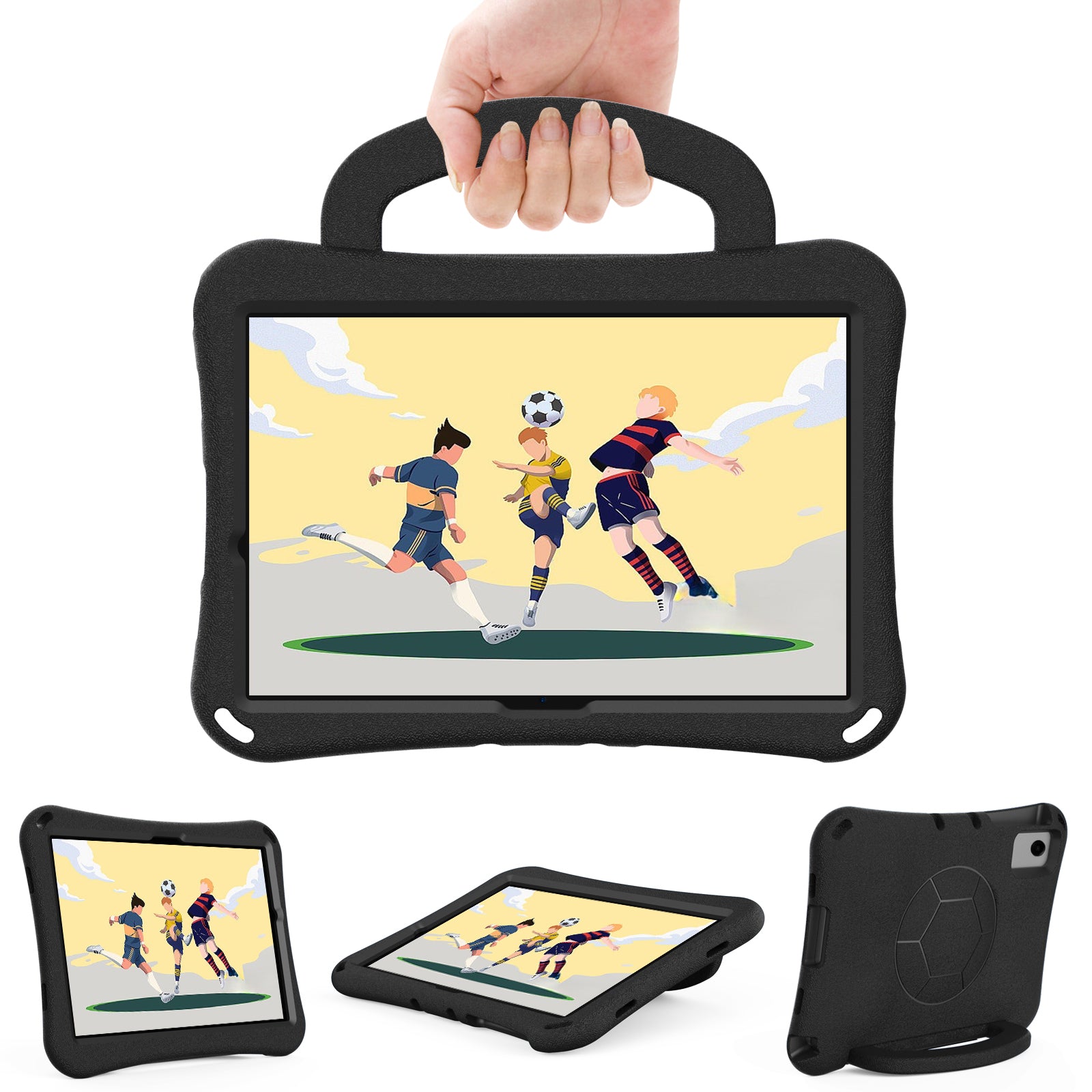 For Samsung Galaxy Tab A9+ / Xiaomi Redmi Pad SE EVA Case Kickstand Tablet Hard Cover