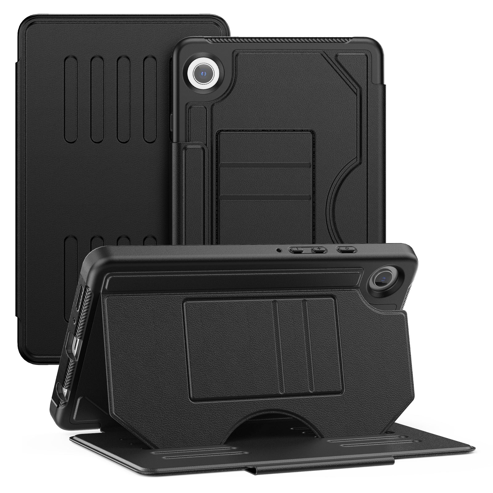 For Samsung Galaxy Tab A9+ SM-X210 / X216 / X218 Case 5-Level Stand Pen Slot Tablet Cover