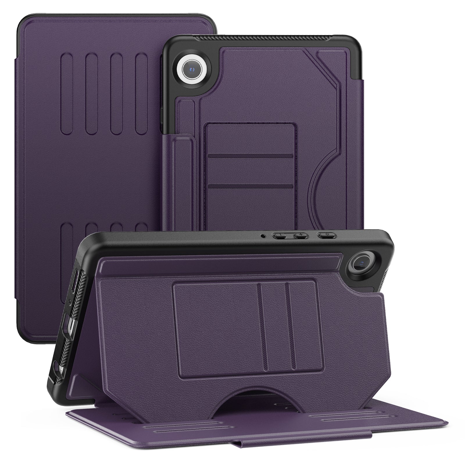 For Samsung Galaxy Tab A9+ SM-X210 / X216 / X218 Case 5-Level Stand Pen Slot Tablet Cover