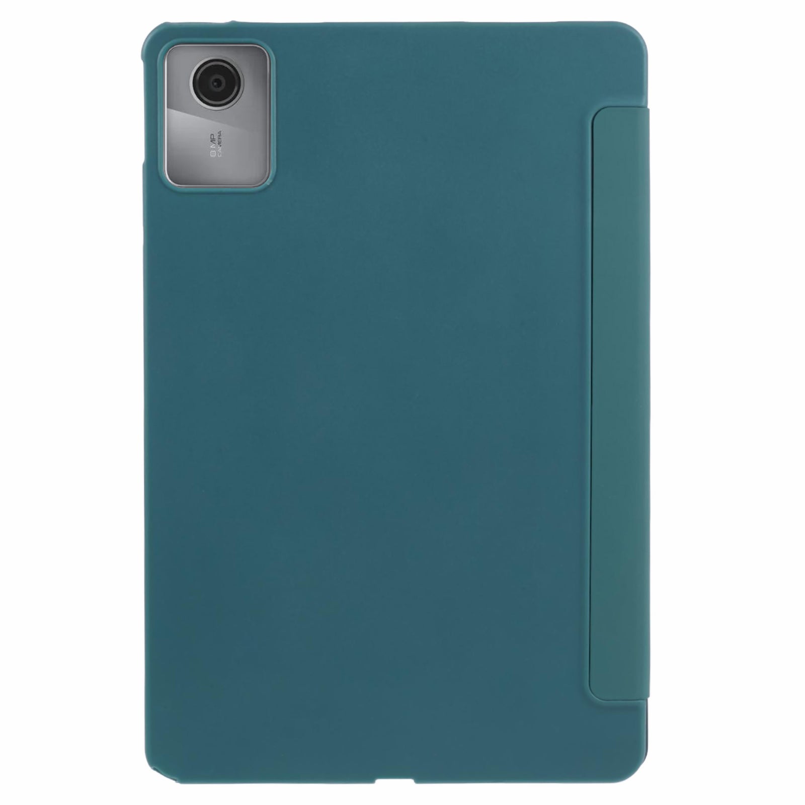 For Lenovo Tab M11 / Xiaoxin Pad 11 2024 Case Leather+Silicone Tri-fold Stand Shell Tablet Cover