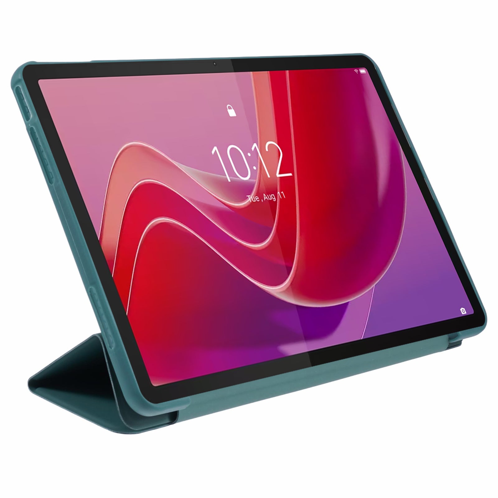 For Lenovo Tab M11 / Xiaoxin Pad 11 2024 Case Leather+Silicone Tri-fold Stand Shell Tablet Cover