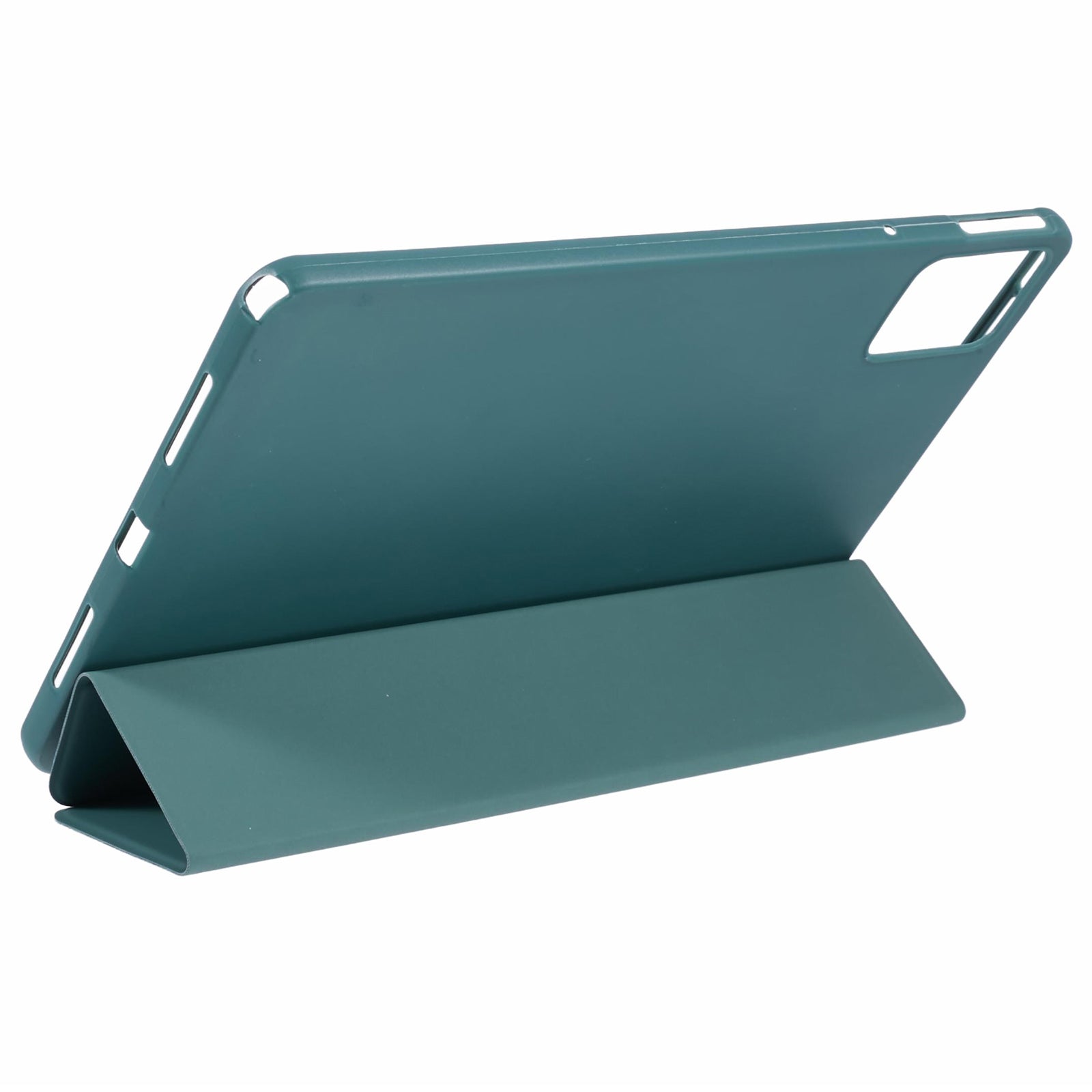 For Lenovo Tab M11 / Xiaoxin Pad 11 2024 Case Leather+Silicone Tri-fold Stand Shell Tablet Cover