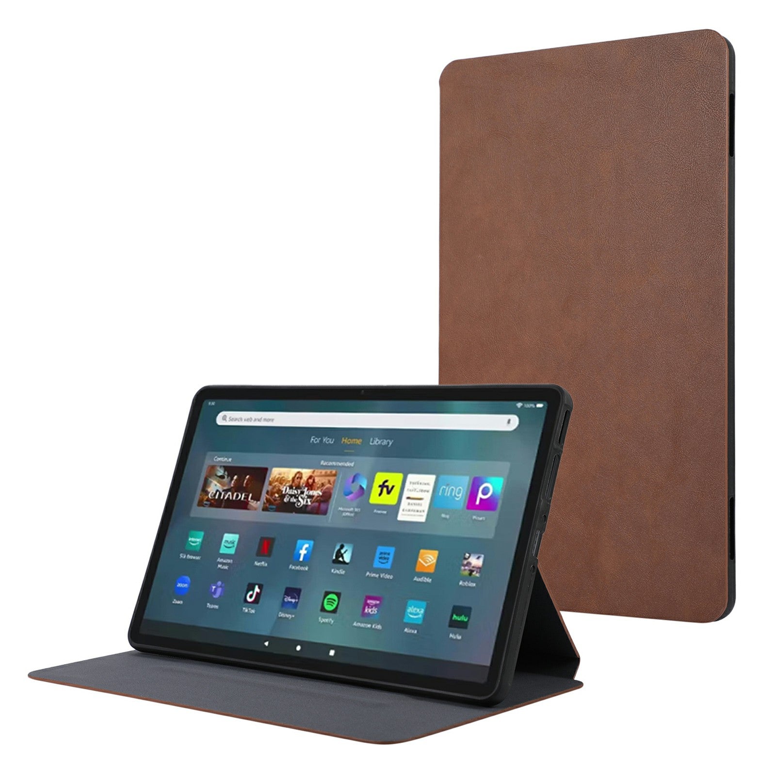 For Amazon Fire Max 11 Case PU Leather + TPU Full Protection Stand Tablet Cover