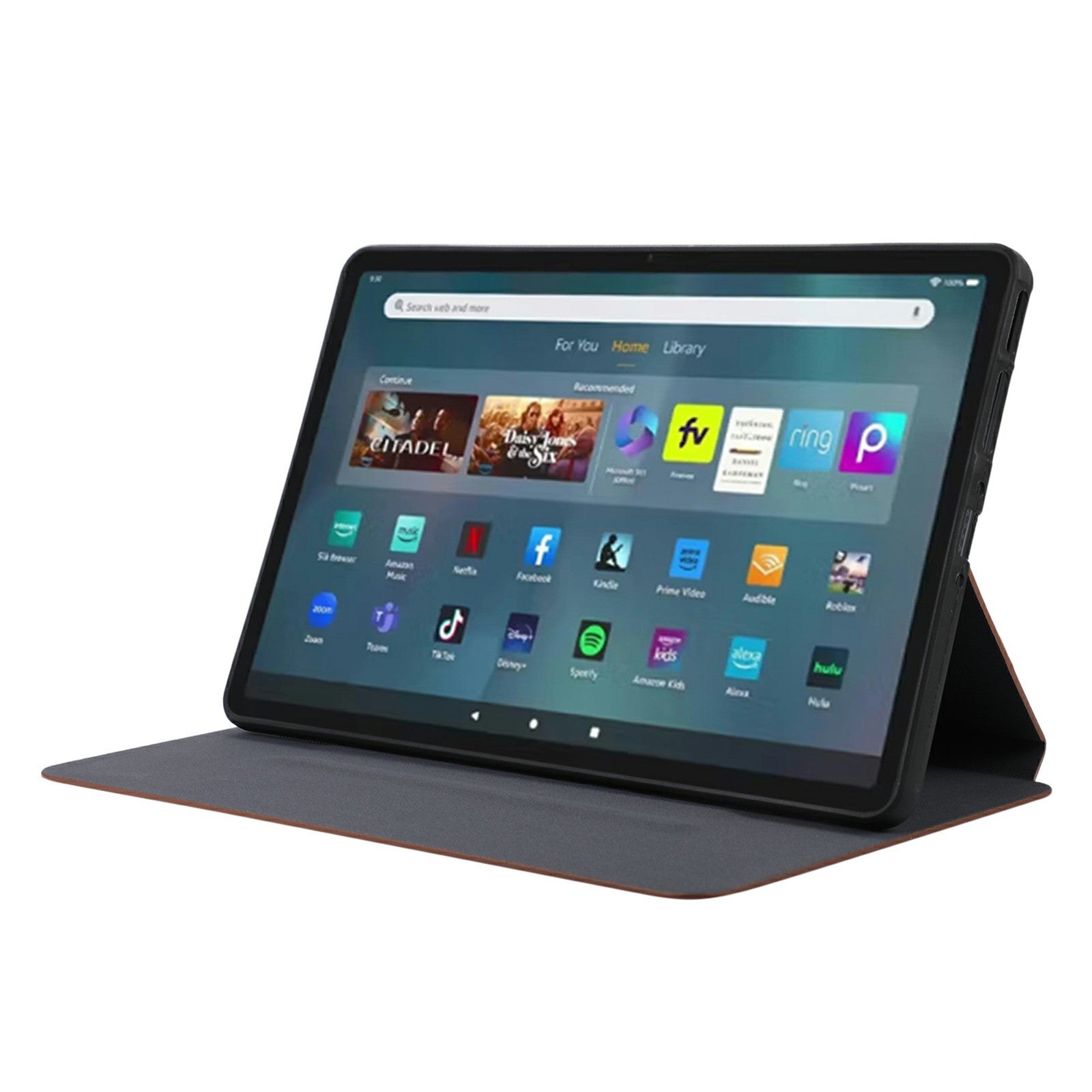For Amazon Fire Max 11 Case PU Leather + TPU Full Protection Stand Tablet Cover