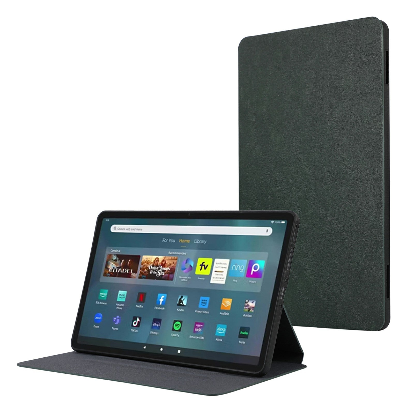 For Amazon Fire Max 11 Case PU Leather + TPU Full Protection Stand Tablet Cover