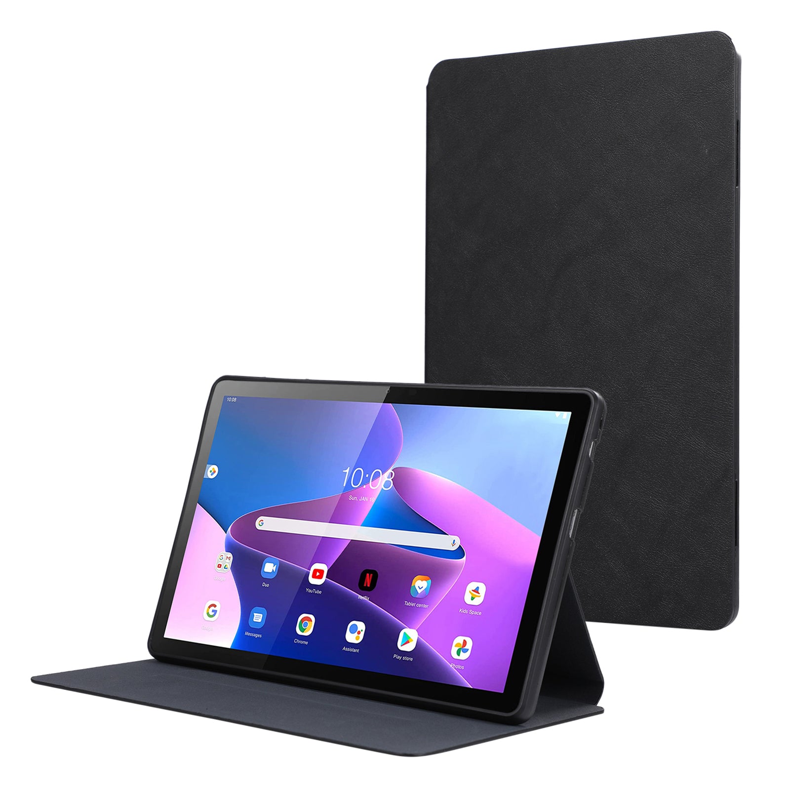 For Lenovo Tab M10 (Gen 3) Case Folding Stand PU Leather + TPU Tablet Cover