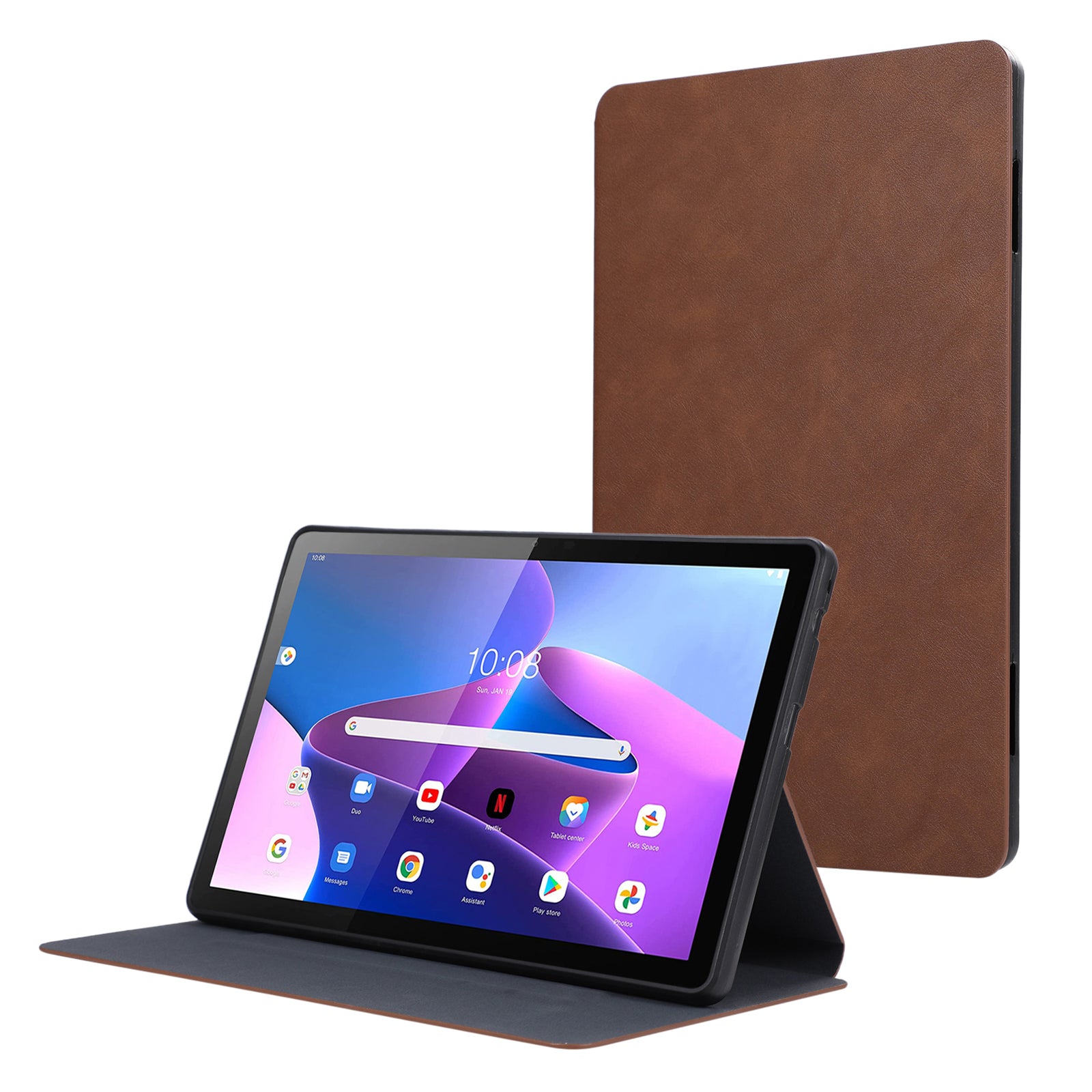 For Lenovo Tab M10 (Gen 3) Case Folding Stand PU Leather + TPU Tablet Cover