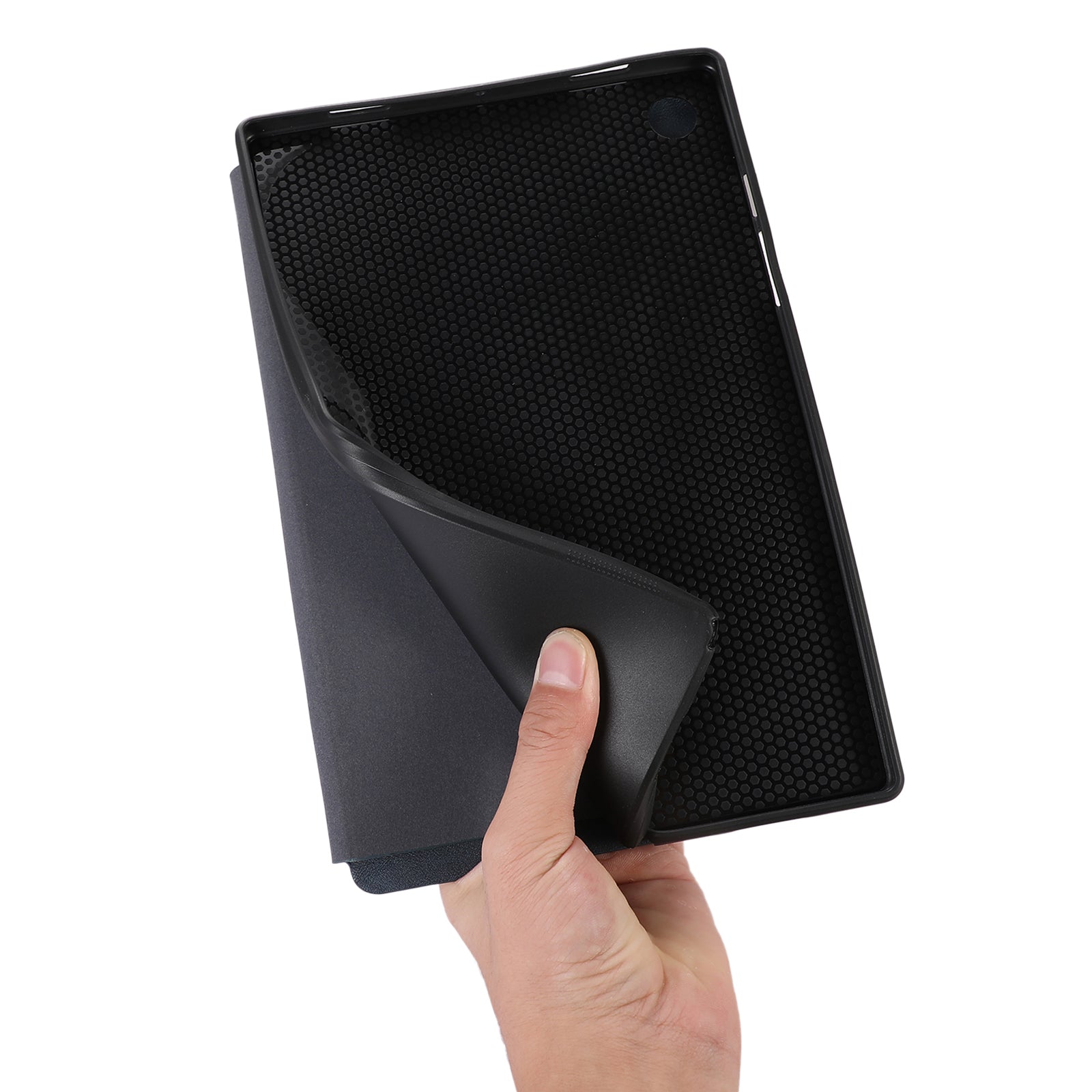For Samsung Galaxy Tab A8 10.5 (2021) / (2022) Case Stand Solid Color Leather Tablet Cover
