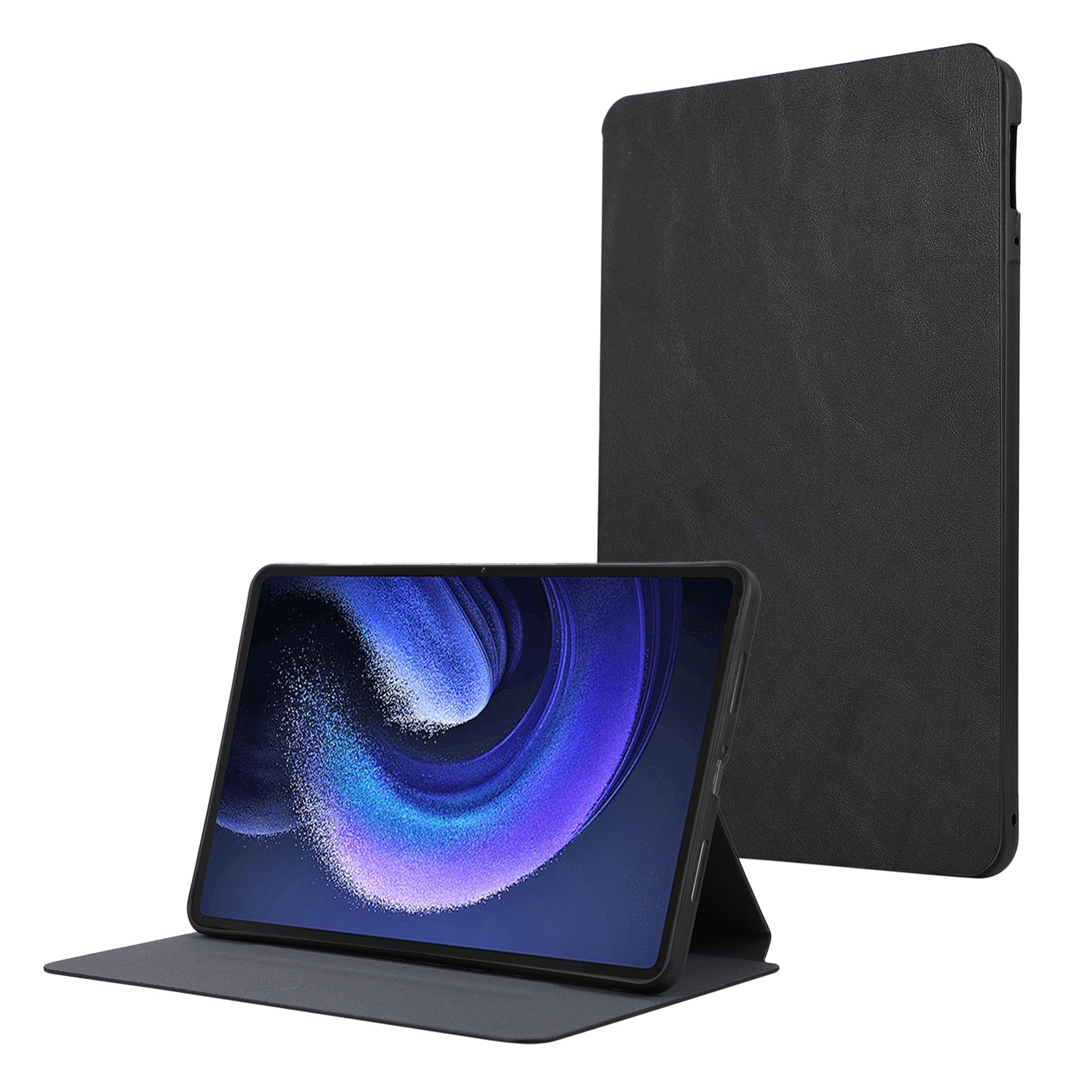 For Xiaomi Pad 6 Leather Case Foldable Stand Inner Soft TPU Tablet Cover