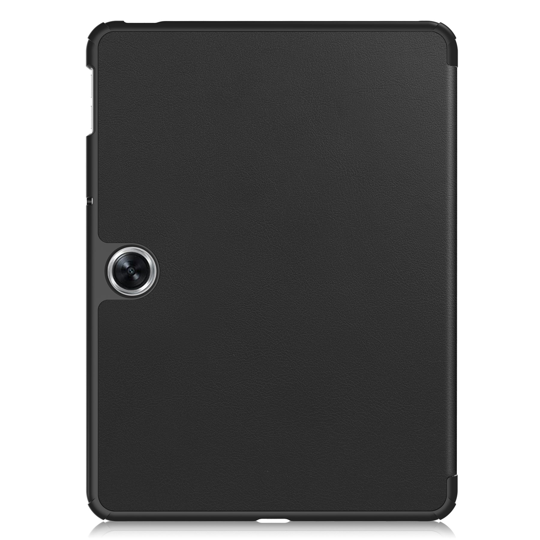 For Oppo Pad Air 2 Case PC+Leather Auto Wake Sleep Protective Shell with Tri-fold Stand