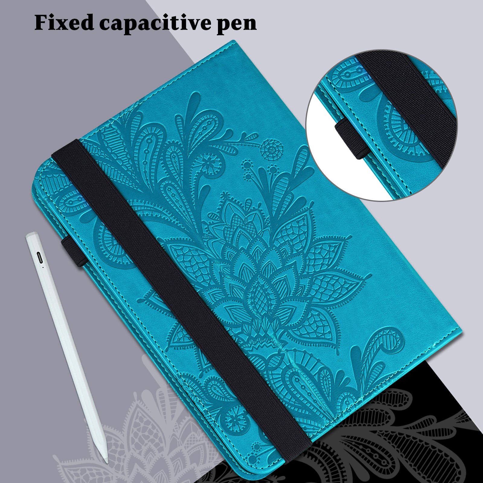 For Lenovo Tab M11 / Xiaoxin Pad 11 2024 Case Leather Tablet Cover with Card Slots Stand