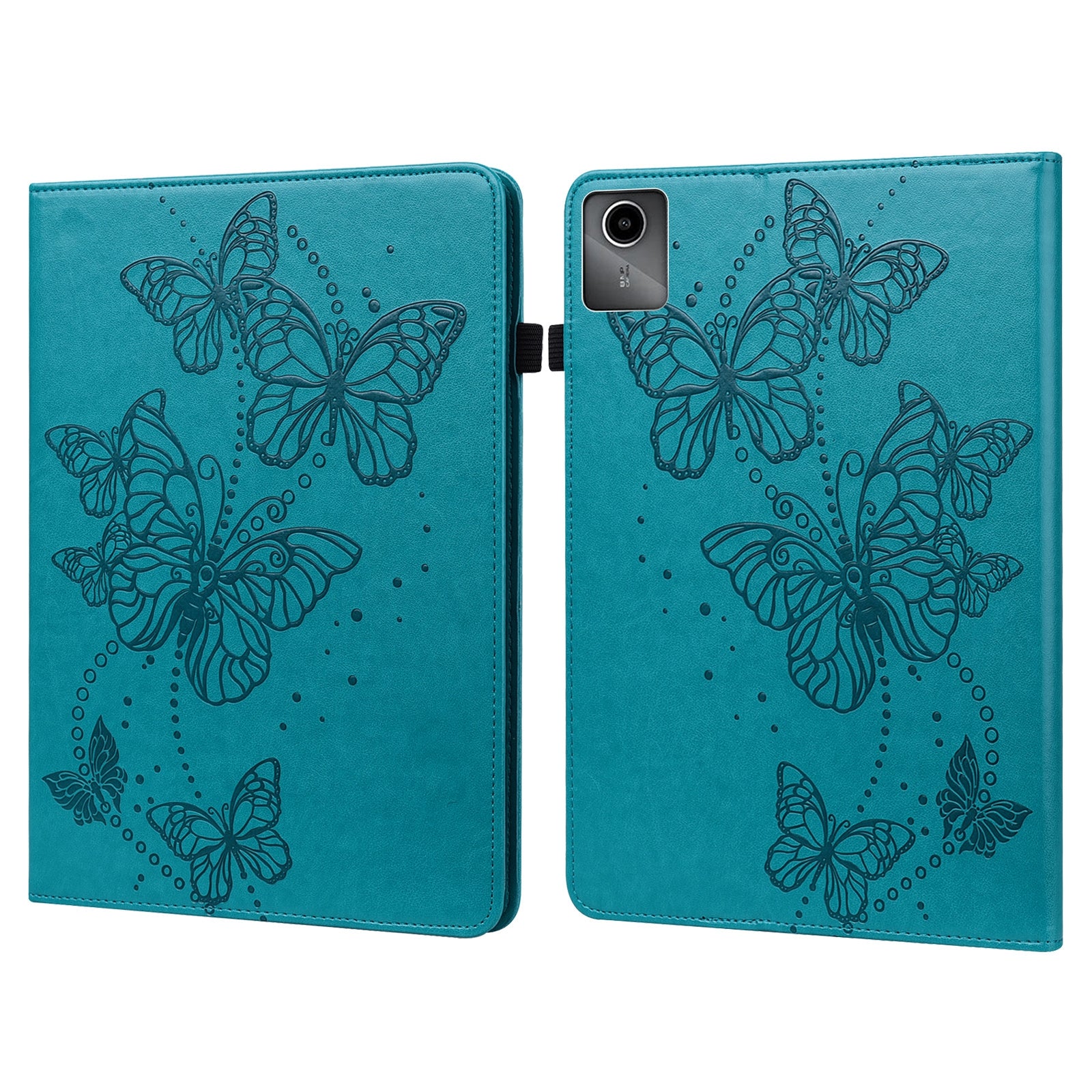 For Lenovo Tab M11 / Xiaoxin Pad 11 2024 Case Card Slots Butterfly Leather Tablet Cover