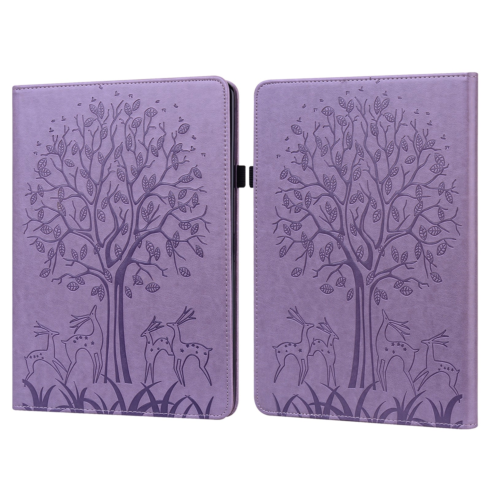 For Amazon Kindle Paperwhite (2024) Case PU Leather Stand Tree Deer Imprinted Cover